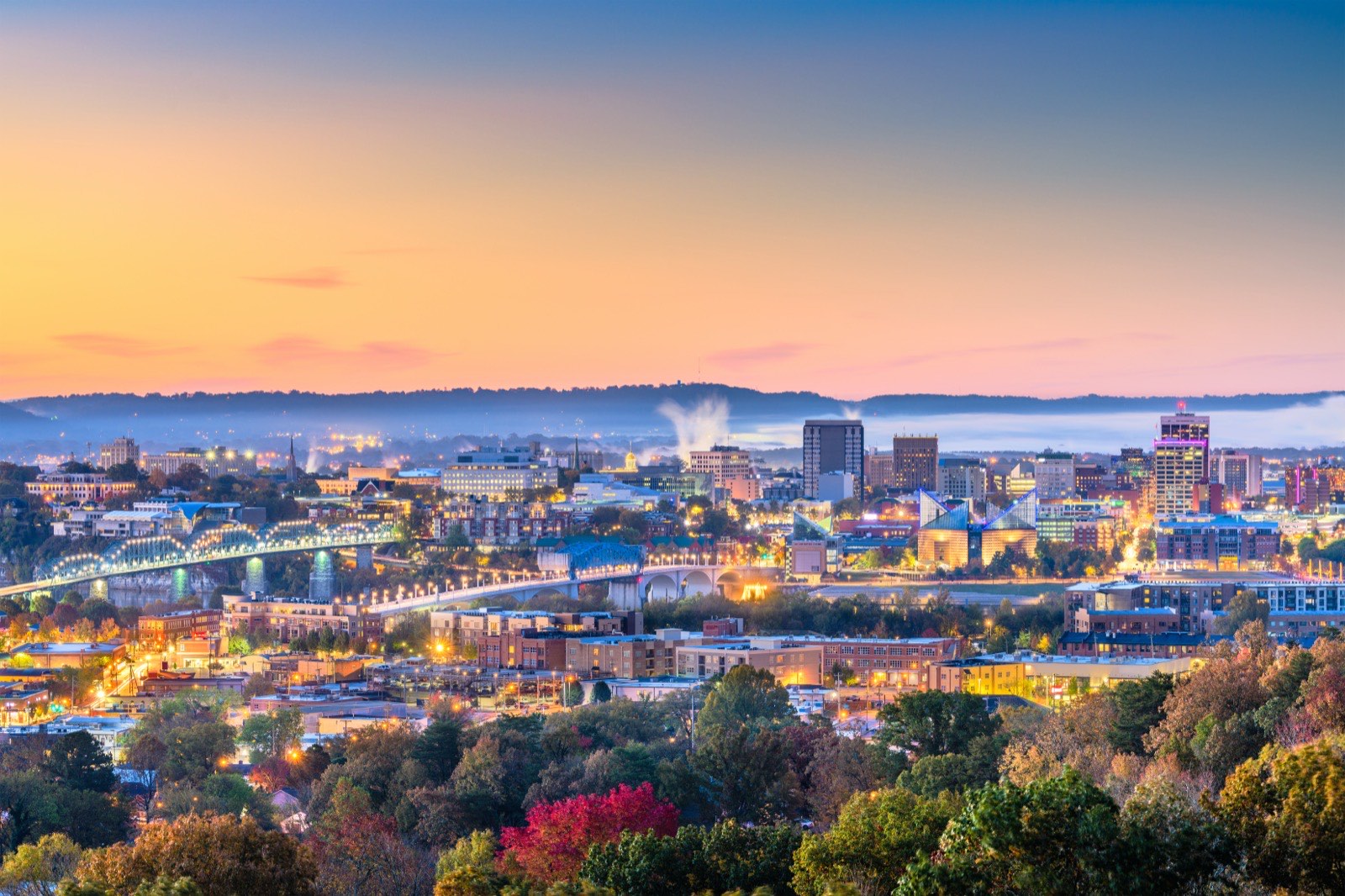 Venue scene in Chattanooga, Tennessee